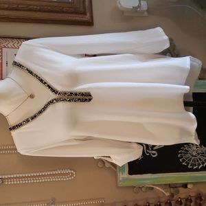 Anabelle Embellished Blouse Size Medium
